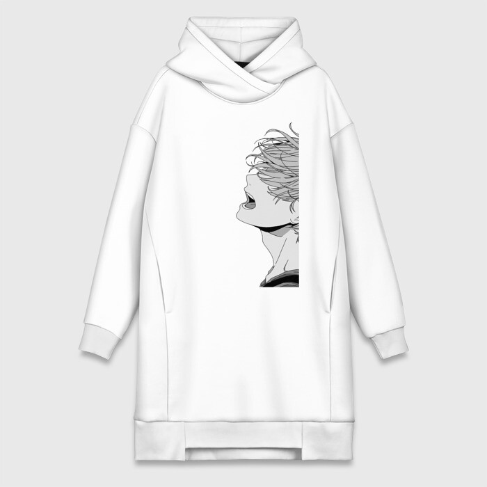 Платье-худи хлопок Мафую поет на концерте фото