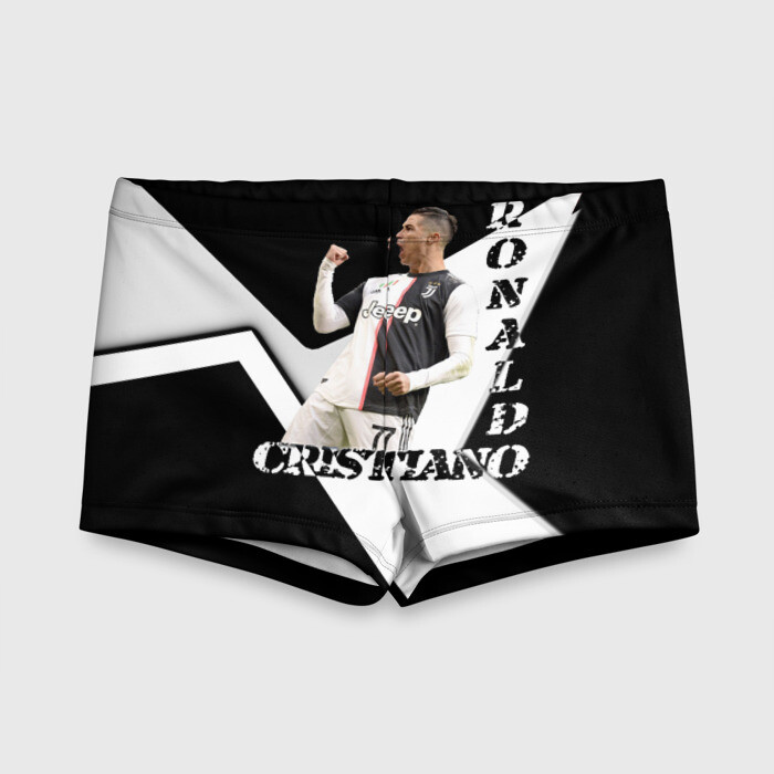 Детские купальные плавки 3D Cristiano Ronaldo эмоции фото