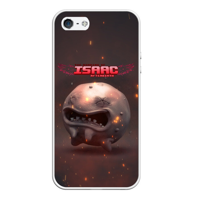 Чехол для iPhone 5/5S матовый The Binding of Isaac | Жертвоприношение Исаака (Z) фото