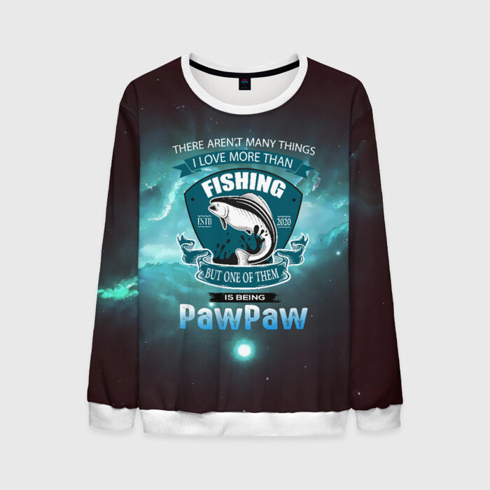 Мужской свитшот 3D Любимая рыбалка фото