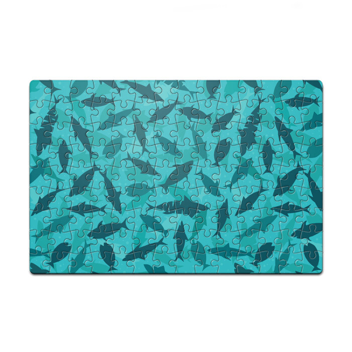 Головоломка Пазл магнитный 126 элементов Морские жители фото