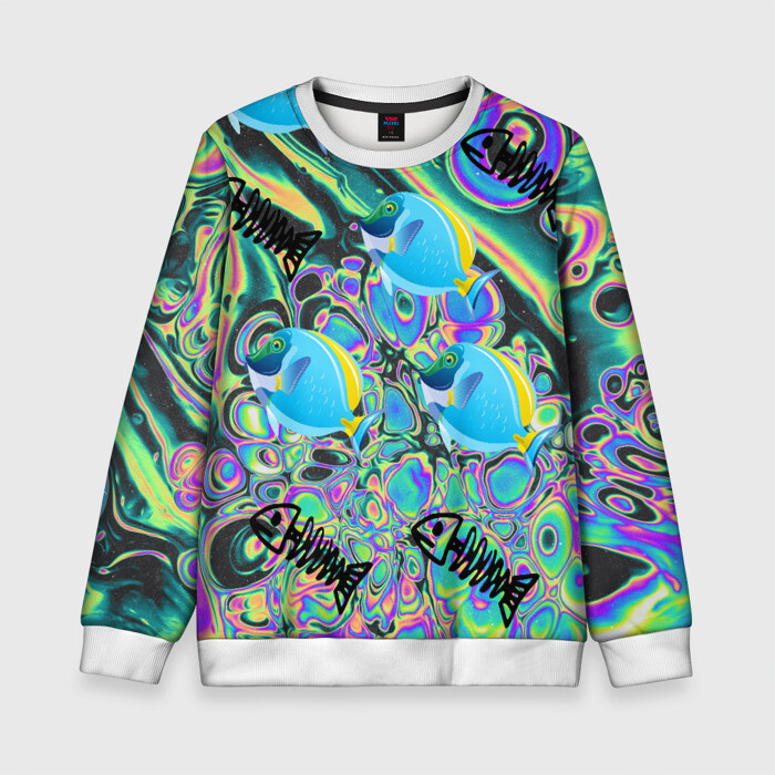 Детский свитшот 3D Life cycle фото