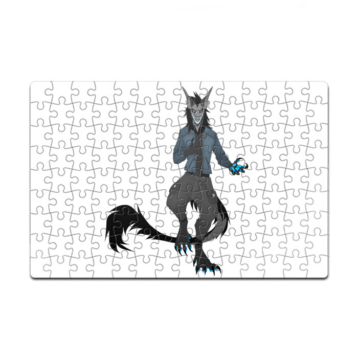 Головоломка Пазл магнитный 126 элементов Демон оборотень фото