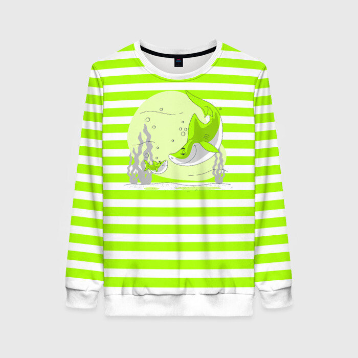Женский свитшот 3D Акула фото