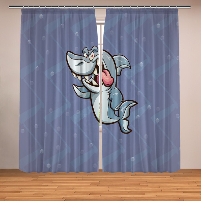 Фотошторы Акула фото