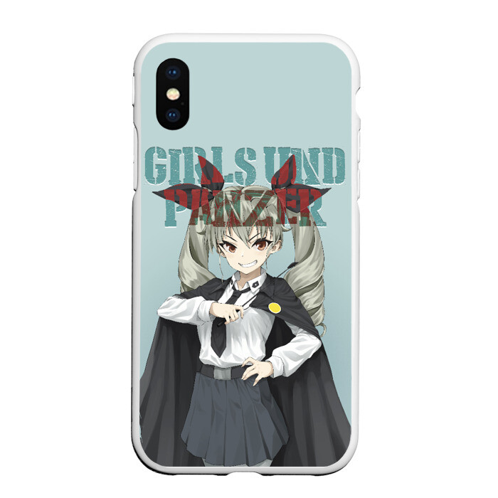 Чехол для iPhone XS Max матовый Girls und Panzer фото