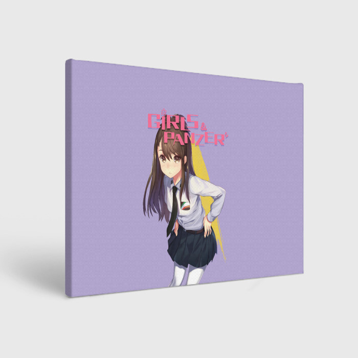 Холст прямоугольный Девушки и Танки фото