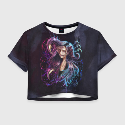 Женская футболка Crop-top 3D Reiko фото