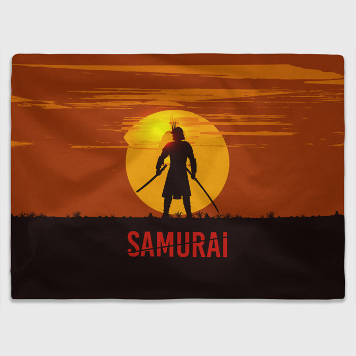 Плед 3D САМУРАЙ фото