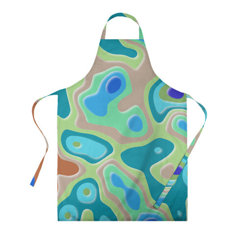 Фартук 3D РазноцВетная абстракция фото