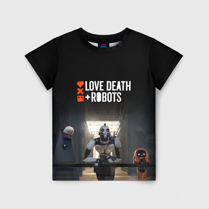 Детская футболка 3D Love, Death and Robots фото
