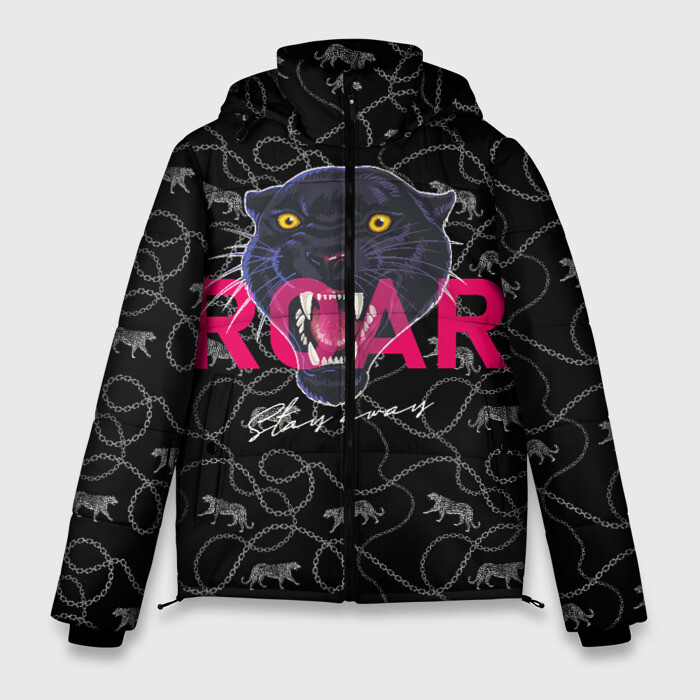 Мужская зимняя куртка 3D Осьминог напал на водолаза фото