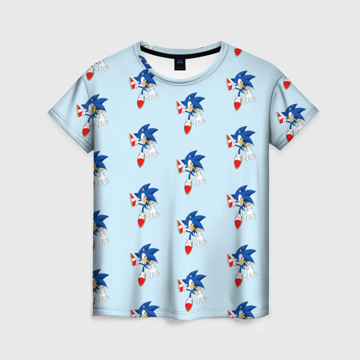 Женская футболка 3D Sonics dance фото