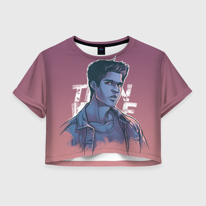 Женская футболка Crop-top 3D Teen Wolf Scott McCall фото