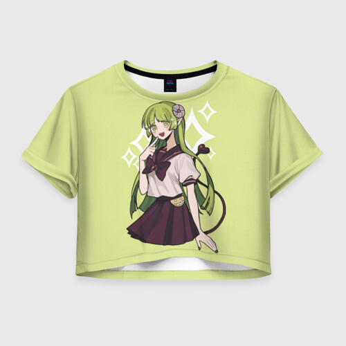 Женская футболка Crop-top 3D Валак Клара фото