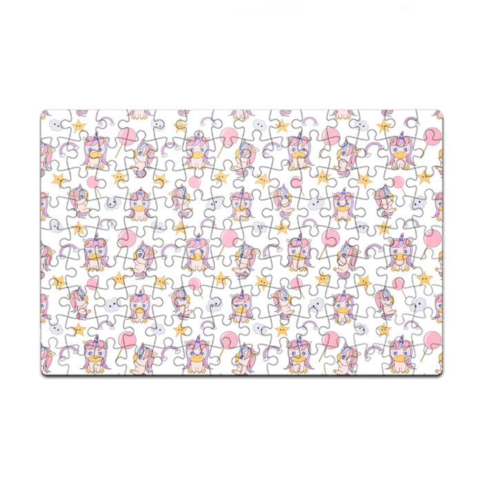 Головоломка Пазл магнитный 126 элементов Единороги фото