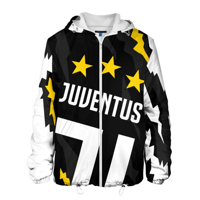 Мужская куртка 3D JUVENTUS / ЮВЕНТУС / ПОРЕЗЫ фото