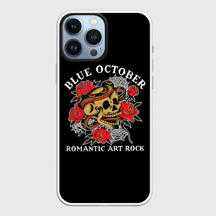 Чехол для iPhone 13 Pro Max Blue October фото