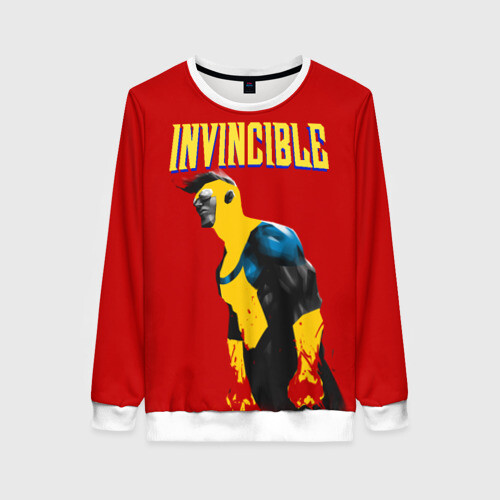 Женский свитшот 3D Неуязвимый фото
