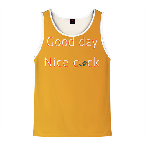 Мужская майка 3D Cock фото