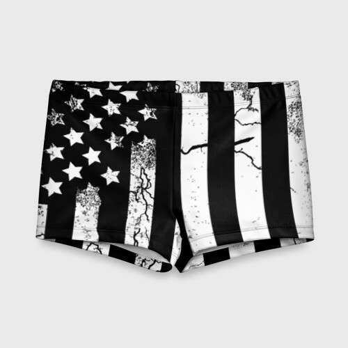 Детские купальные плавки 3D ЗВЕЗДНО-ПОЛОСАТЫЙ фото