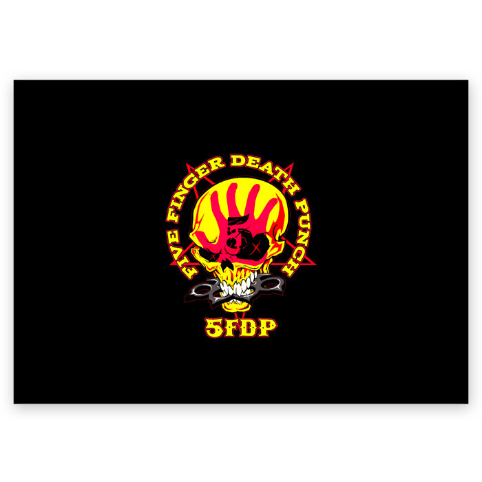 Поздравительная открытка Five Finger Death Punch (FFDP) фото
