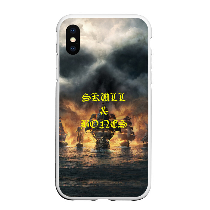 Чехол для iPhone XS Max матовый Skull & Bones | Пираты фото