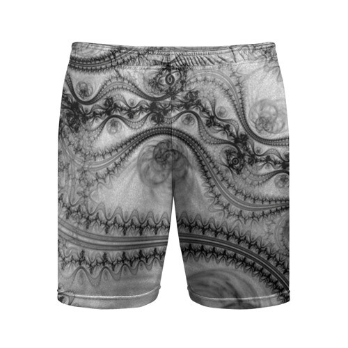 Мужские шорты спортивные Spilled ink Texture фото