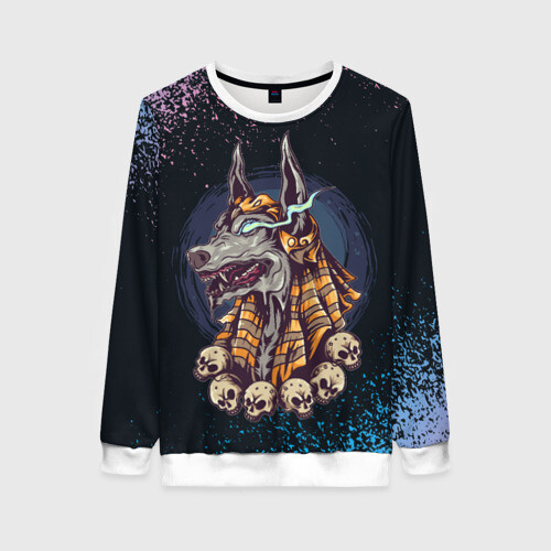 Женский свитшот 3D Анубис фото