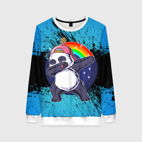 Женский свитшот 3D Пандик фото