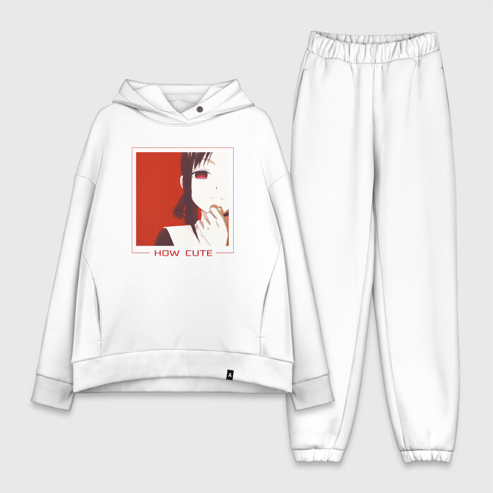 Женский костюм хлопок Oversize Kaguya | How Cute фото