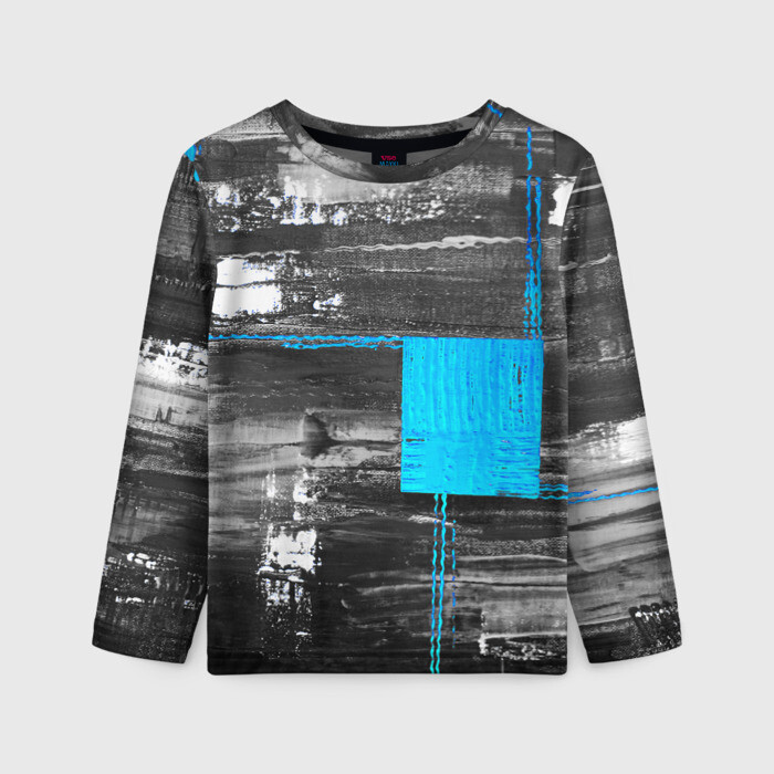 Детский лонгслив 3D Абстракция фото