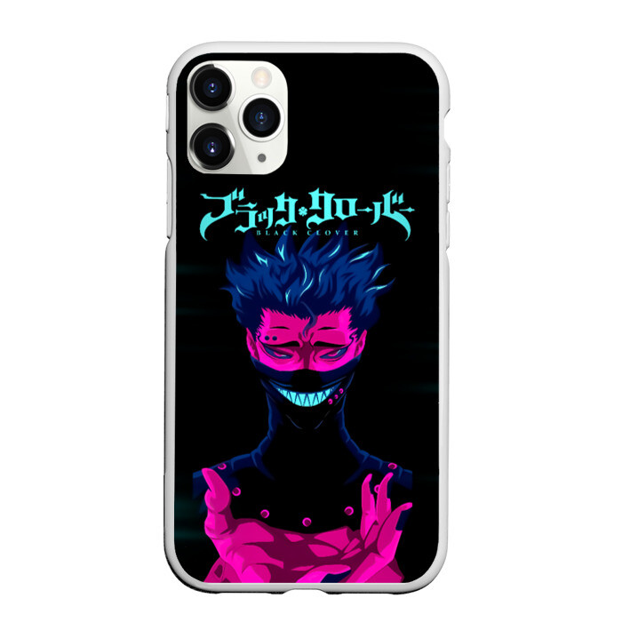 Чехол для iPhone 11 Pro матовый Зора Идеаре Чёрный клевер фото