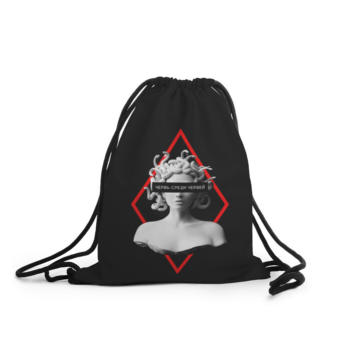 Рюкзак-мешок 3D ЧЕРВЬ СРЕДИ ЧЕРВЕЙ ГОРГОНА фото