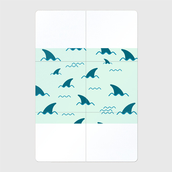 Магнитный плакат 2Х3 Плавники акул фото