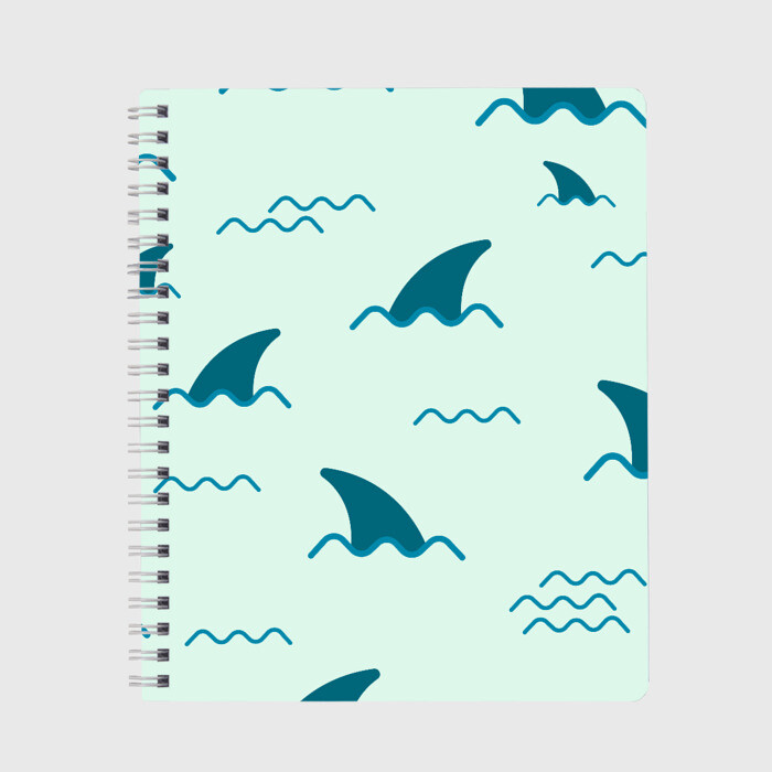 Тетрадь Плавники акул фото