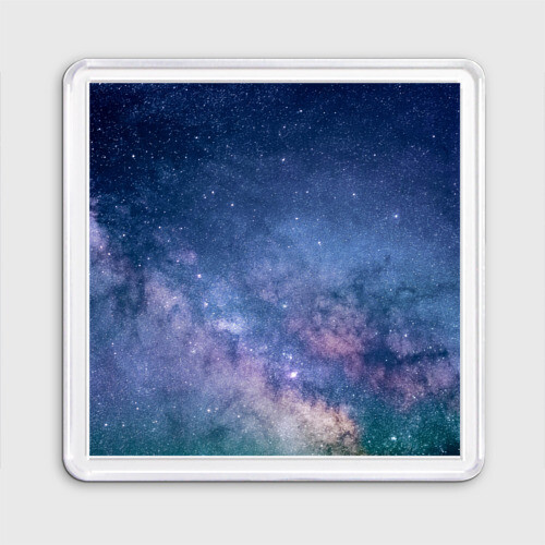 Магнит 55*55 Космос фото