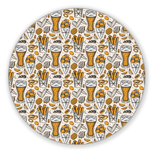 Коврик для мышки круглый Background Beer фото