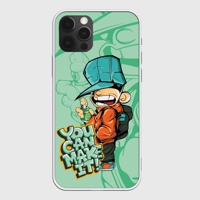 Чехол для iPhone 12 Pro Max Люблю граффити фото