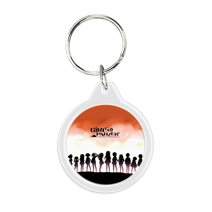 Брелок круглый Girls und Panzer Poster (Z) фото