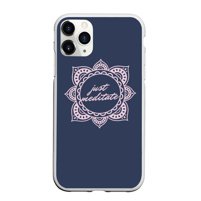 Чехол для iPhone 11 Pro матовый МЕДИТАЦИЯ. СПОКОЙСТВИЕ ДУШИ фото