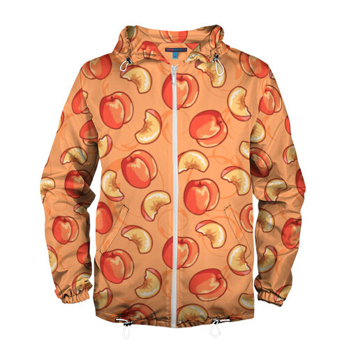 Мужская ветровка 3D Яблоки фото