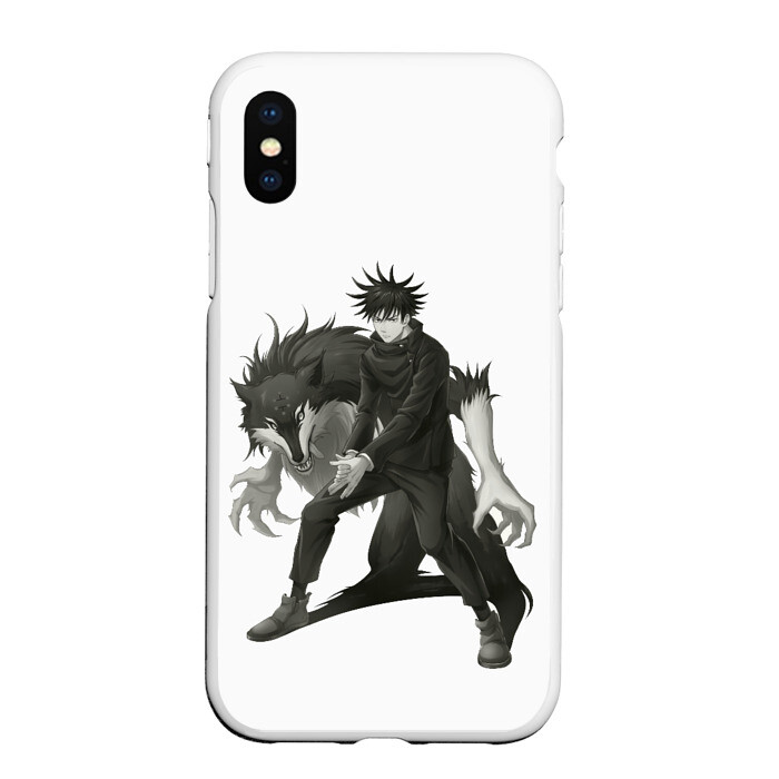 Чехол для iPhone XS Max матовый Фушигуро Мегуми фото