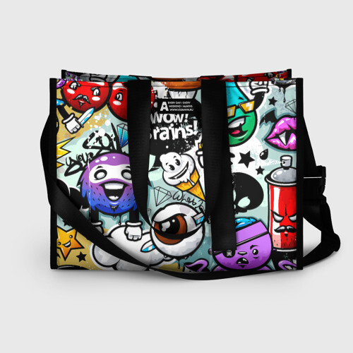 Сумка-шоппер 3D Граффити фото