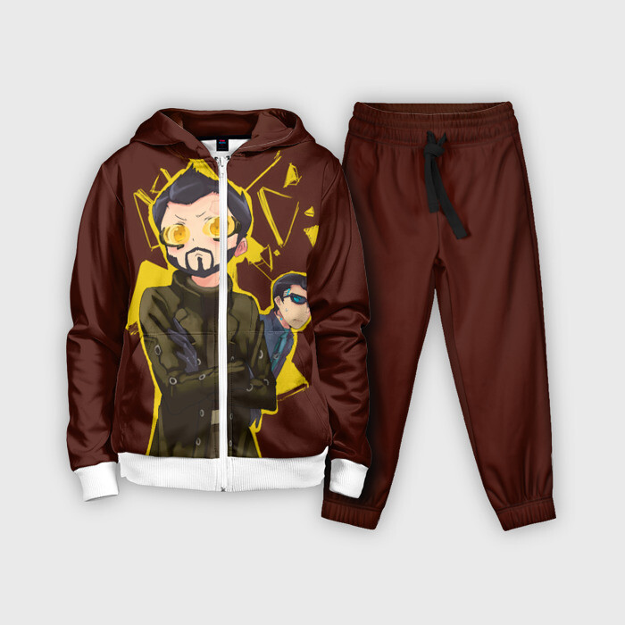 Детский костюм 3D Anime Adam Jensen фото