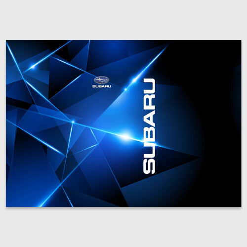 Поздравительная открытка Subaru фото