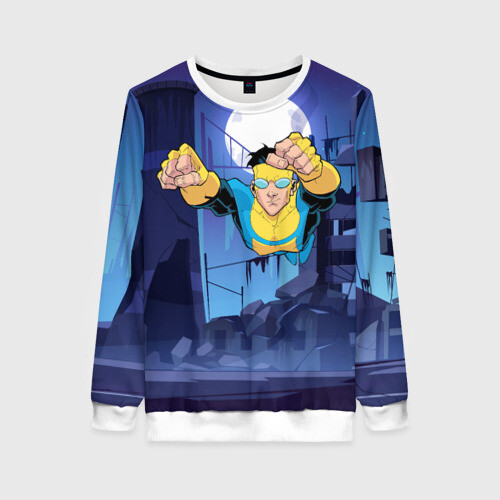 Женский свитшот 3D Марк Грэйсон Неуязвимый фото