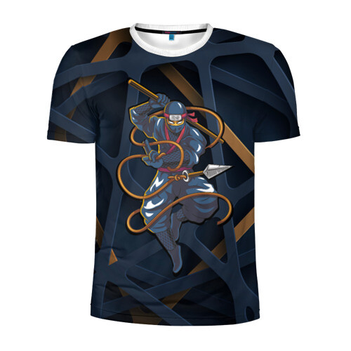 Мужская футболка 3D спортивная Ниндзя фото