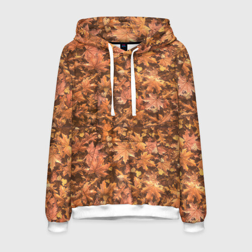 Мужская толстовка 3D Осеннее листопад фото