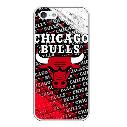 Чехол для iPhone 5/5S матовый CHICAGO BULLS [6] фото